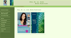 Desktop Screenshot of dr-kuklinski.info
